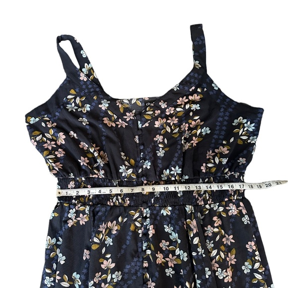 City Chic Womens Sleeve Less Floral Print Maxi Dress Size L/20 - Picture 8 of 11